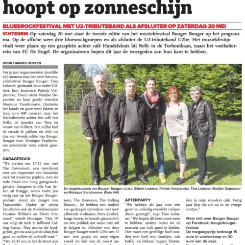 U2be in de pers -foto 13